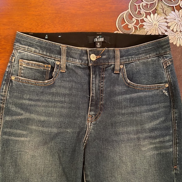 LulaRoe Distressed Denim Size 28 Excellent Preloved Condition Skinny - Picture 2 of 8